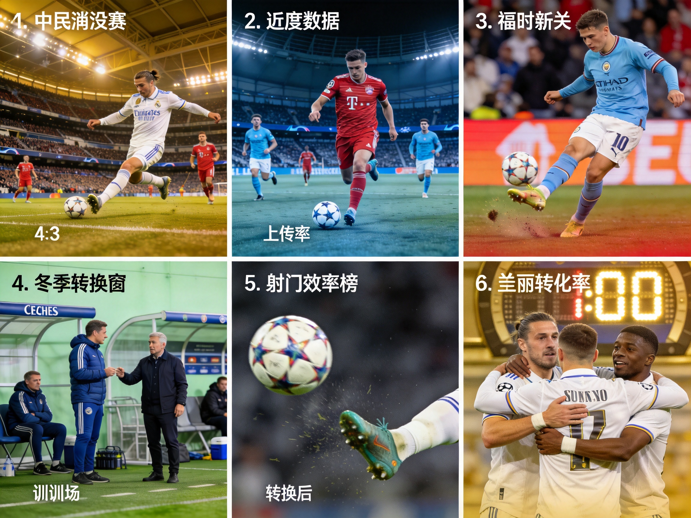 欧冠数据盘点